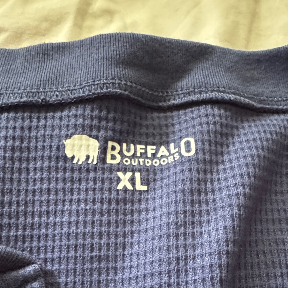 Buffalo David Bitton Deep Blue Long Sleeve Shirt - Picture 2 of 2